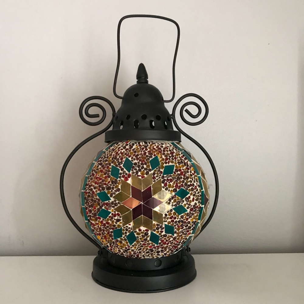 Beautiful Stained Glass Lantern